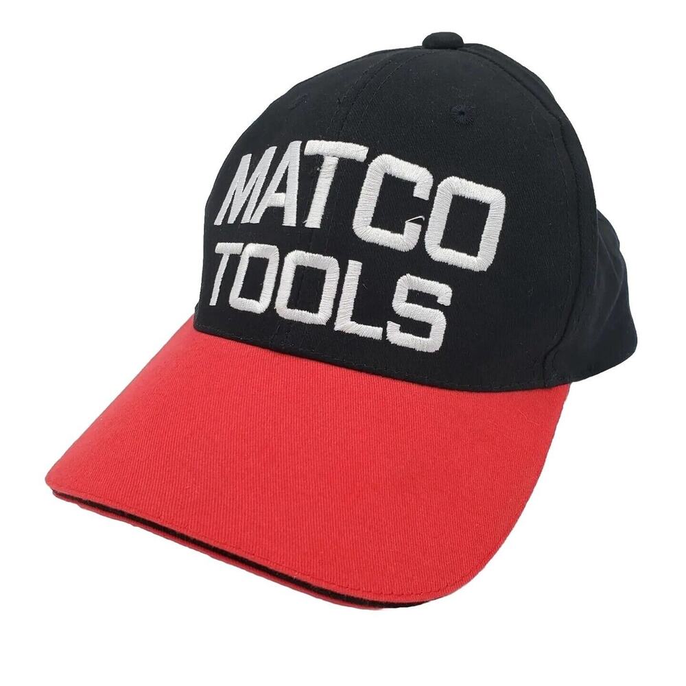 Matco Tools Snapback Hat Baseball Cap Black‎ Red Embroidered Winners Circle